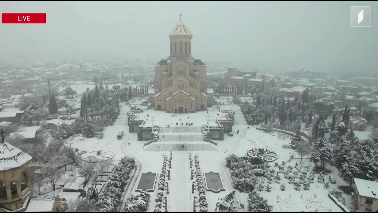 ნათლისღება - პირდაპირი ტრანსლაცია სამების საკათედრო ტაძრიდან #LIVE