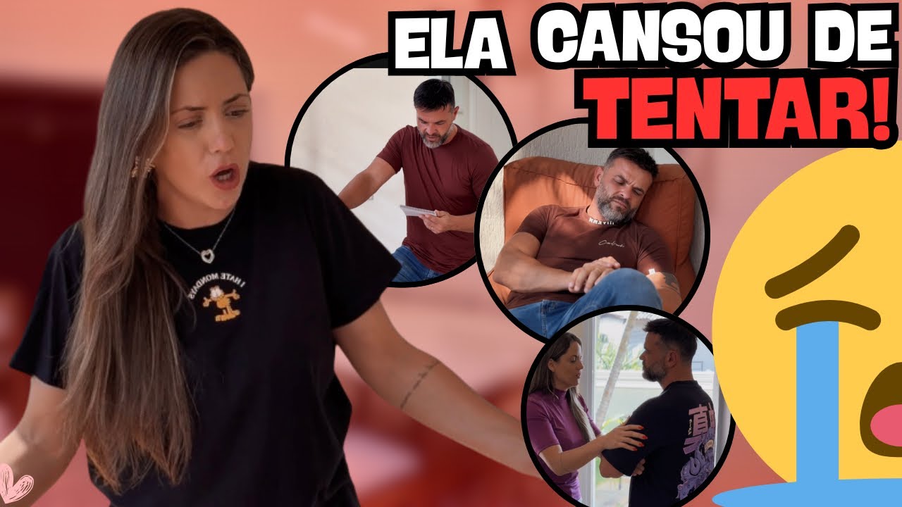 Ela não desistiu do amor — desistiu de ser a única tentando 😢