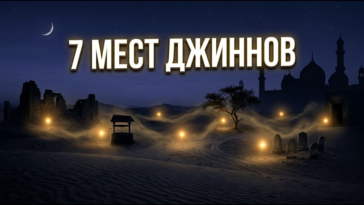 7 мест, где обитают джинны &mdash; согласно достоверным хадисам