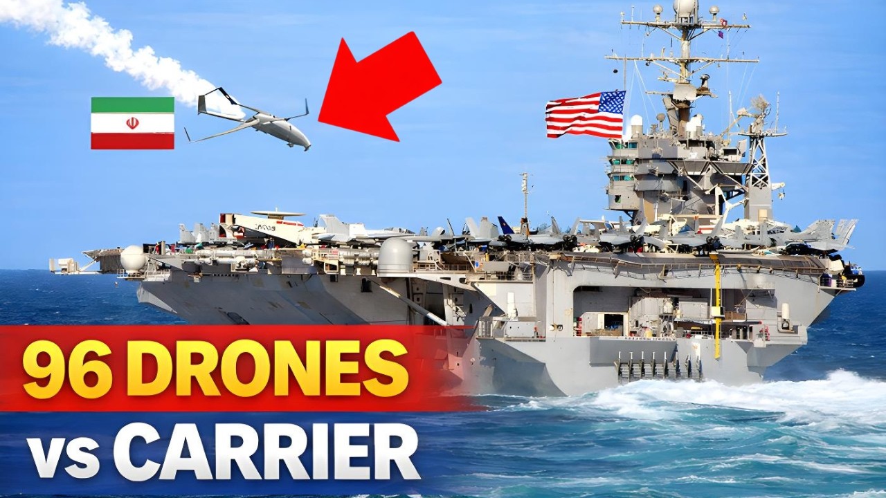96 Drones vs US Carrier Strike Group &mdash; The Defense Iran Didn&rsquo;t See Coming