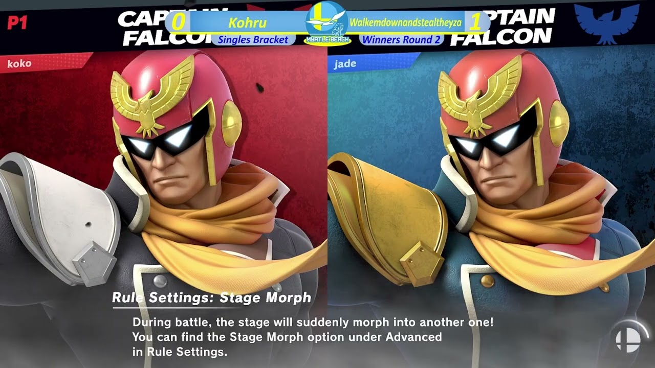 SocaSmash 169 Ultimate Singles: Kohru (Captain Falcon) vs walkemdown&stealtheyza (CaptainFalcon) WR2