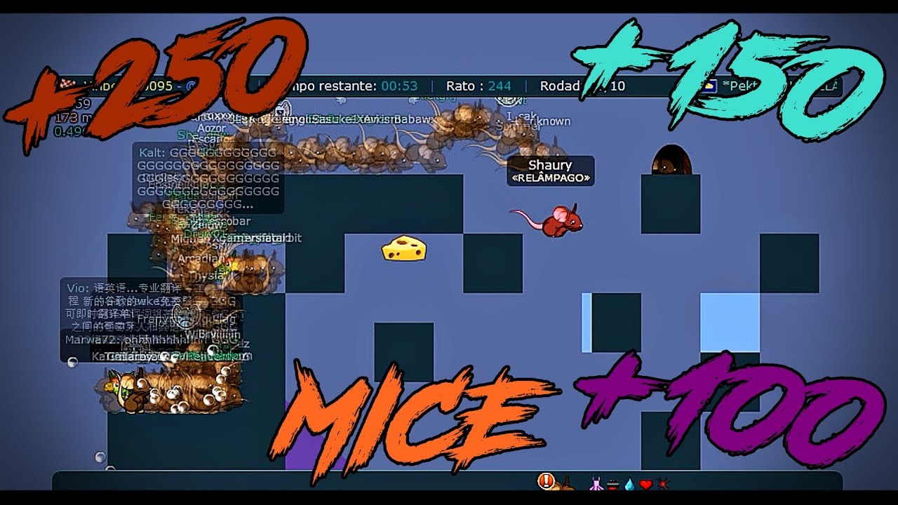 Transformice - Brkrmn (+250/150/100 MICE [NASA]) Racing Gameplay #100