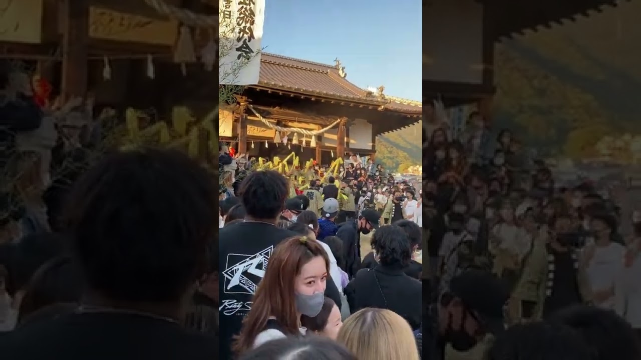 【龍王　宮入り】呉　やぶ　秋祭り　鬼　2022.11.3