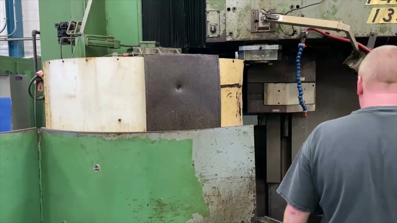 Giddings & Lewis 84 CNC VTL with Live Tools,  ATC