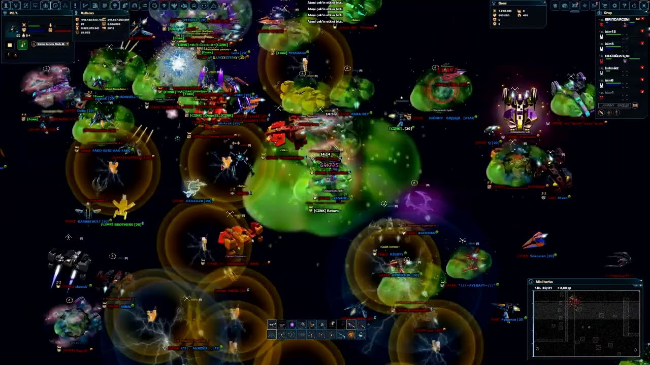 DarkOrbit - FARK & CENK 20 VS ???