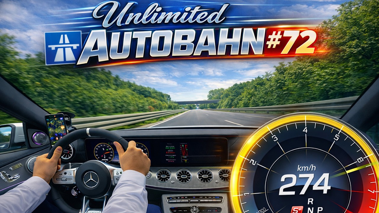 💥 AMG E63S POV with 612 HP on the German Autobahn! Unlimited Autobahn #72 [4k]