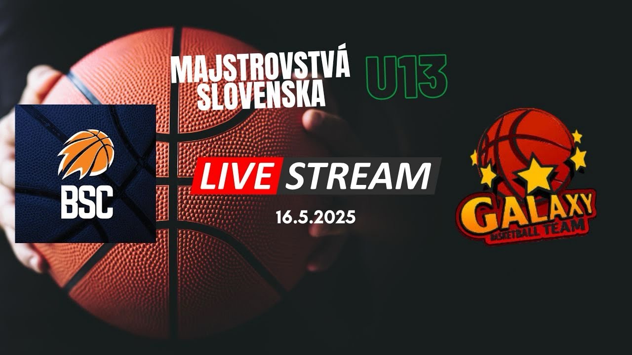 M-SR U13 - B.S.C. BRATISLAVA YELLOW : ŠBK GALAXY KOŠICE 84:32