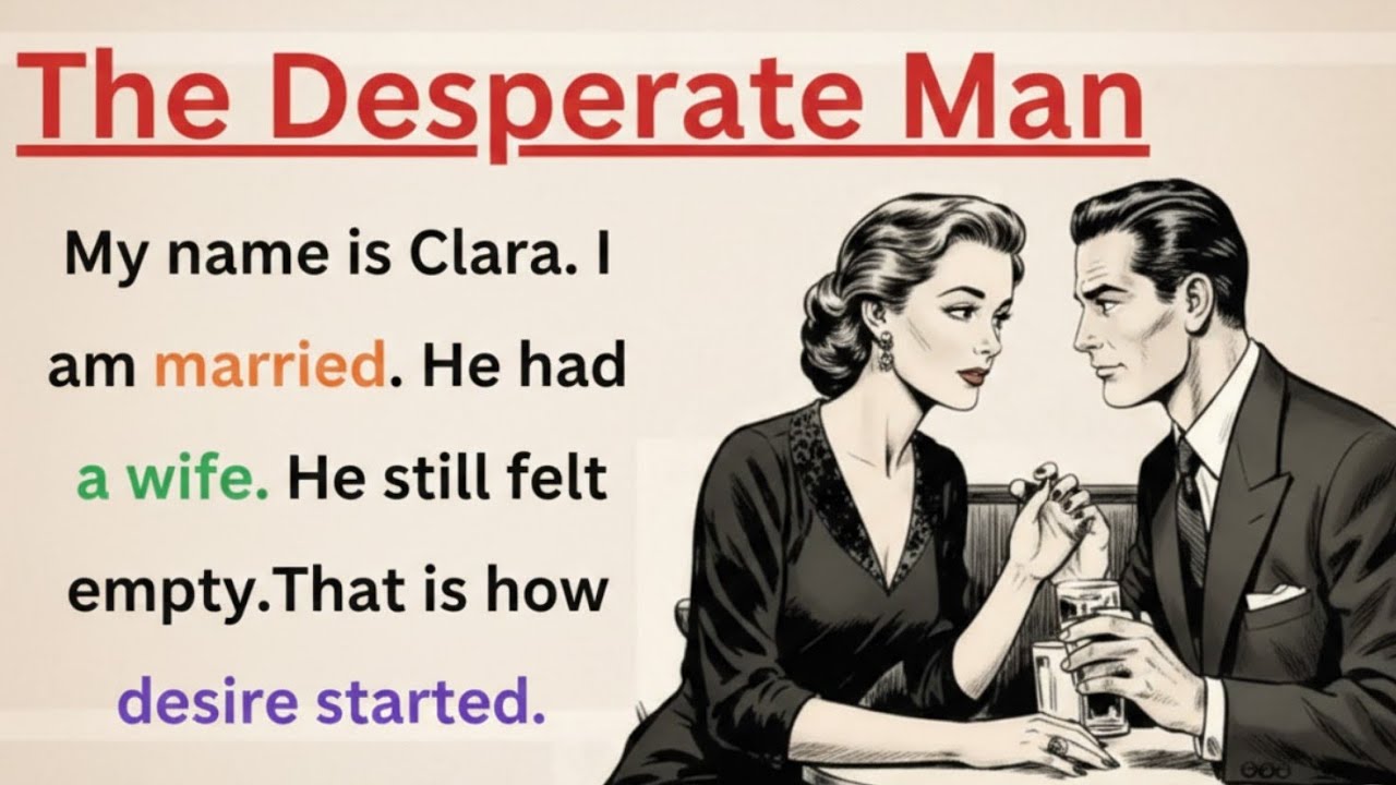 Learn English With Stories ⭐️ The Desperate Man | Level 2 English Listening & Speaking Practice