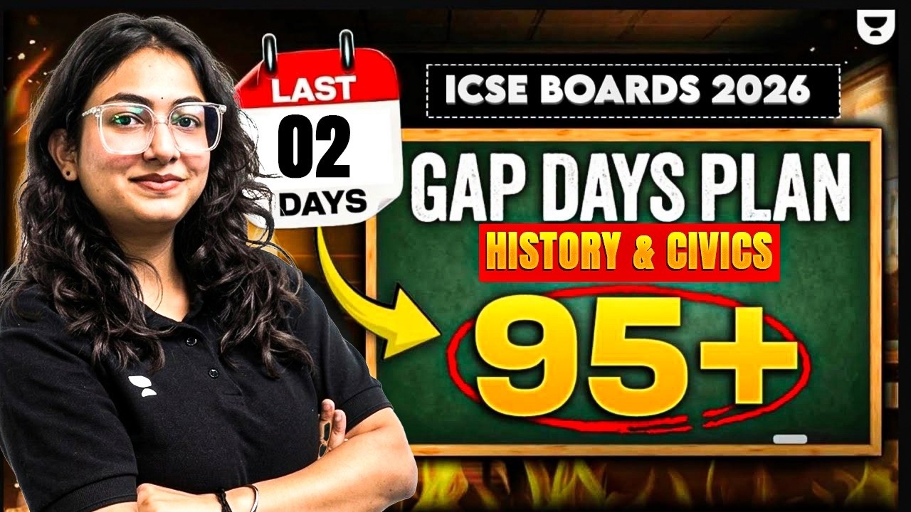 Last 02 Days⚠️ ICSE Class 10 History & Civics 2026 Gap Day Plan to Score 95+ 📈 | Supriya Ma'am