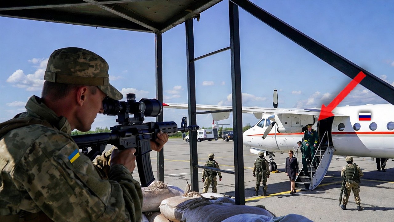 Снайпер сумел нейтрализовать российского генерала, дождавшись, пока тот выйдет из самолёта
