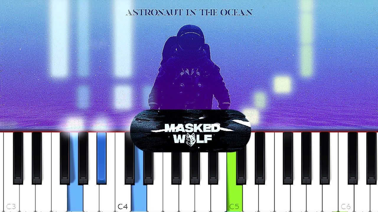 Masked Wolf - Astronaut In The Ocean  (Piano tutorial)