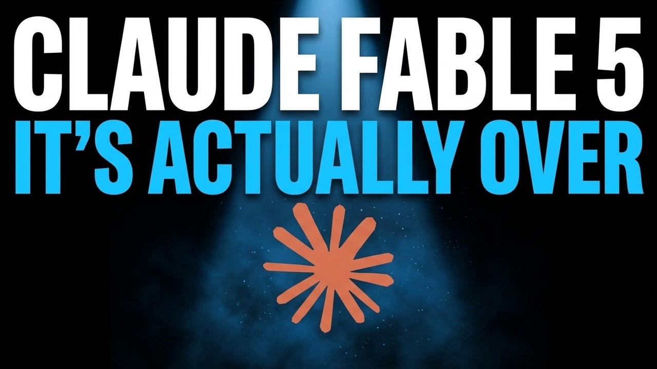 ANTHROPIC COOKED: Claude Fable 5: It's ACTUALLY Over (INSANE)
