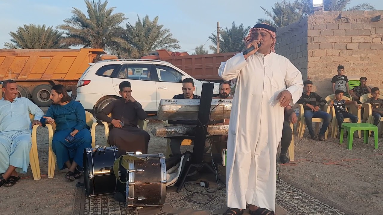 حصريآ من مؤسسة احسان الحنين جوبي  النباعي للفنان هاشم الجبوري والعازف عبود الفراجي للحجز 07816943203