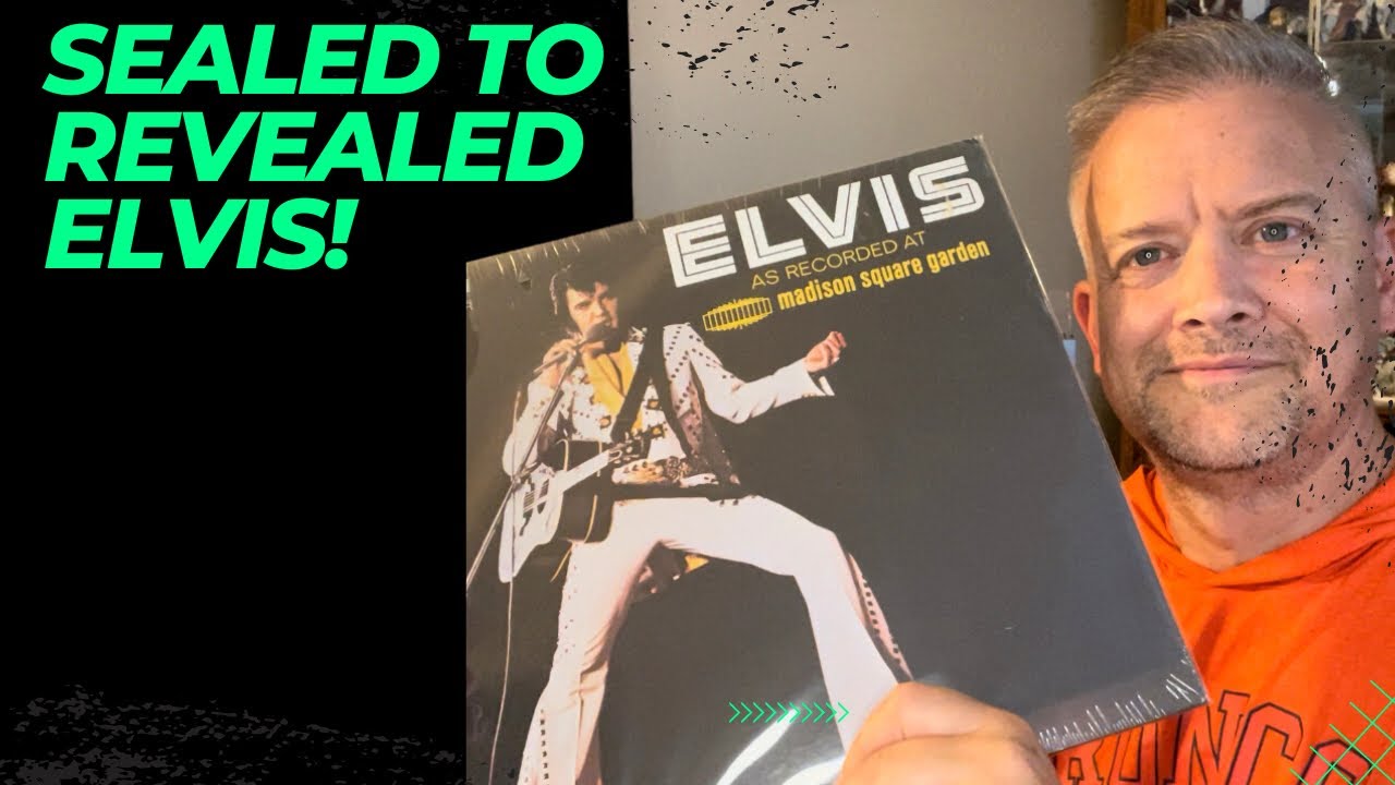 Elvis As Recorded at Madison Square Garden LP Sealed to Revealed! Orange or Black Label?