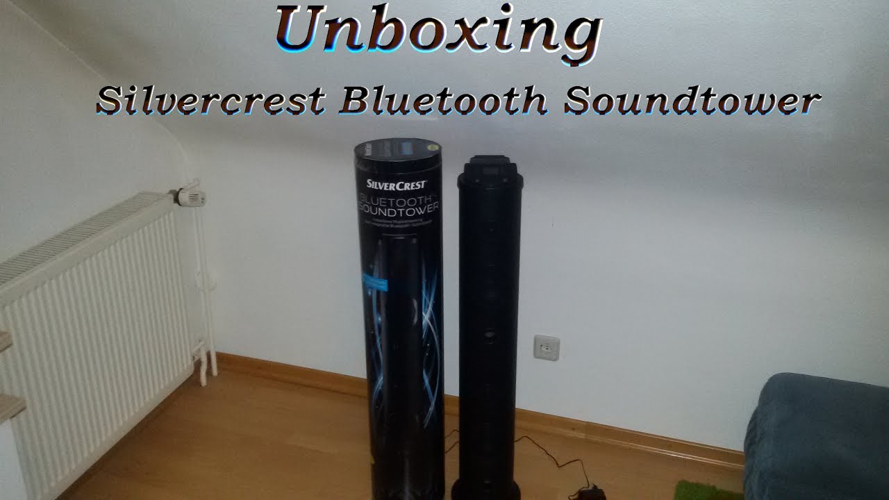 Unboxing - Silvercrest Bluetooth Soundtower SSTB 10 B2 [Deutsch]
