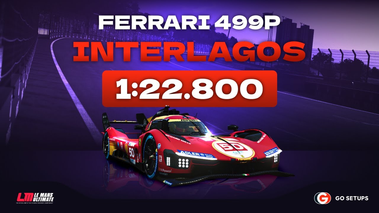 Le Mans Ultimate | Ferrari 499P - Interlagos | V1.0.1 Hotlap
