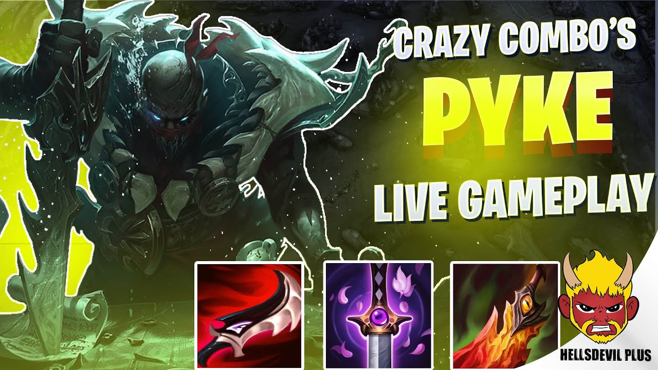 Безумные комбинации ударов Пайка и Хексфлэша - Геймплей Wild Rift HellsDevil Plus