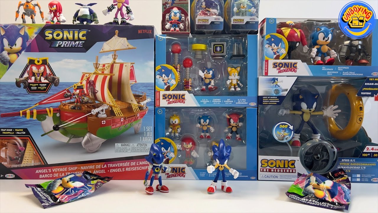 Sonic The Hedgehog Ultimate Unboxing Toys Review | Sonic prime【 Patrick ASMR 】
