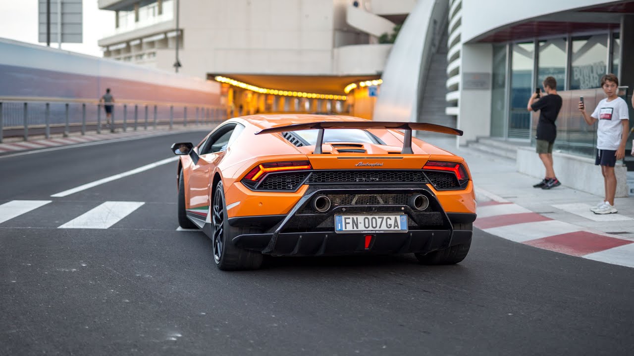 Supercars in Monaco 2020 - VOL. 19 (918 Spyder, 675LT Spider, Aventador SVJ, GT2 RS, Murcielago SV)