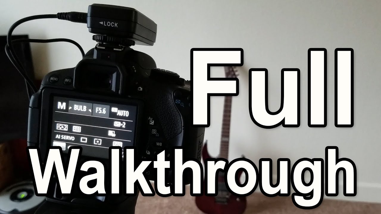 How to set up and use the Pixel TW-283 Wireless DSLR Shutter Remote