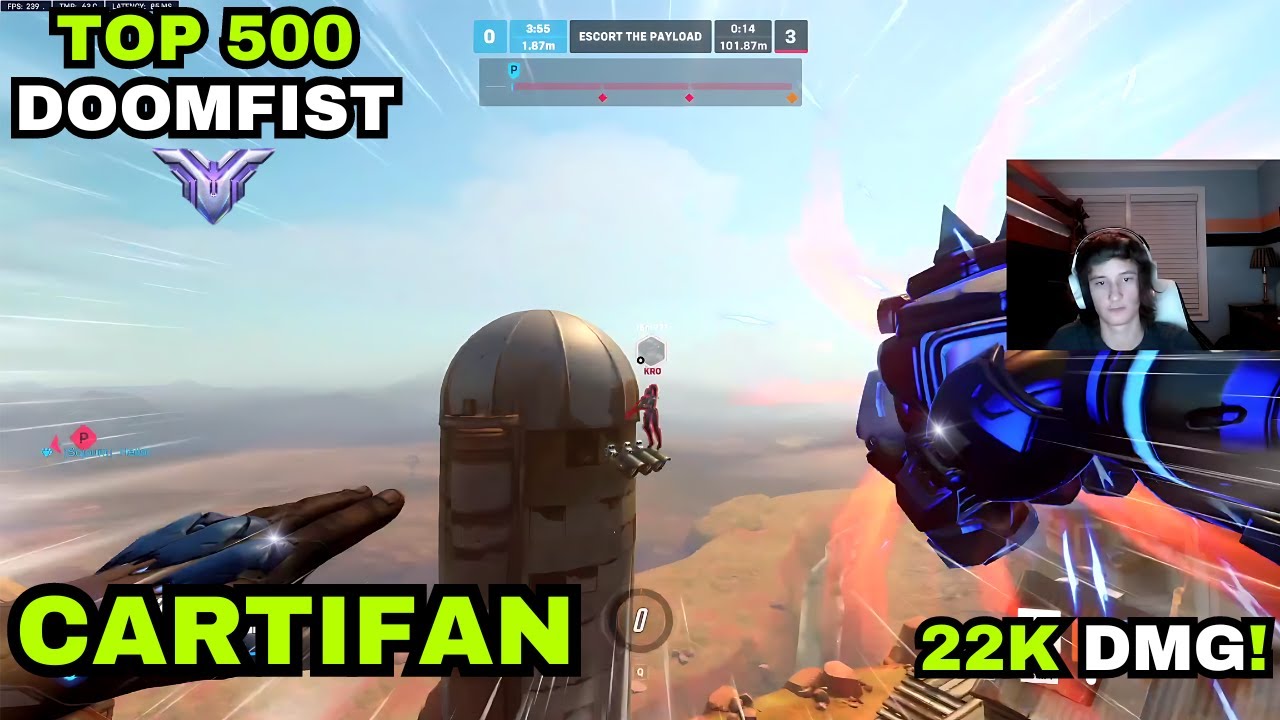 22k DMG! ONE OF THE BEST DOOMFIST IN OVERWATCH ! CARTIFAN22 SEASON 12