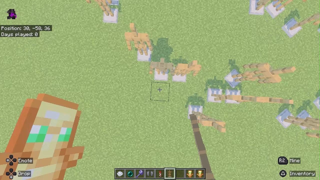 Minecraft mace practice