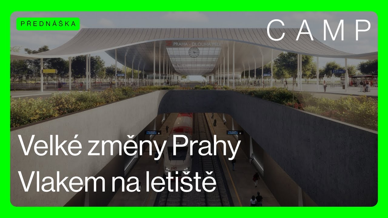 VELKÉ ZMĚNY PRAHY 🟢 Vlakem na letiště (ČZJ + PŘEPIS)