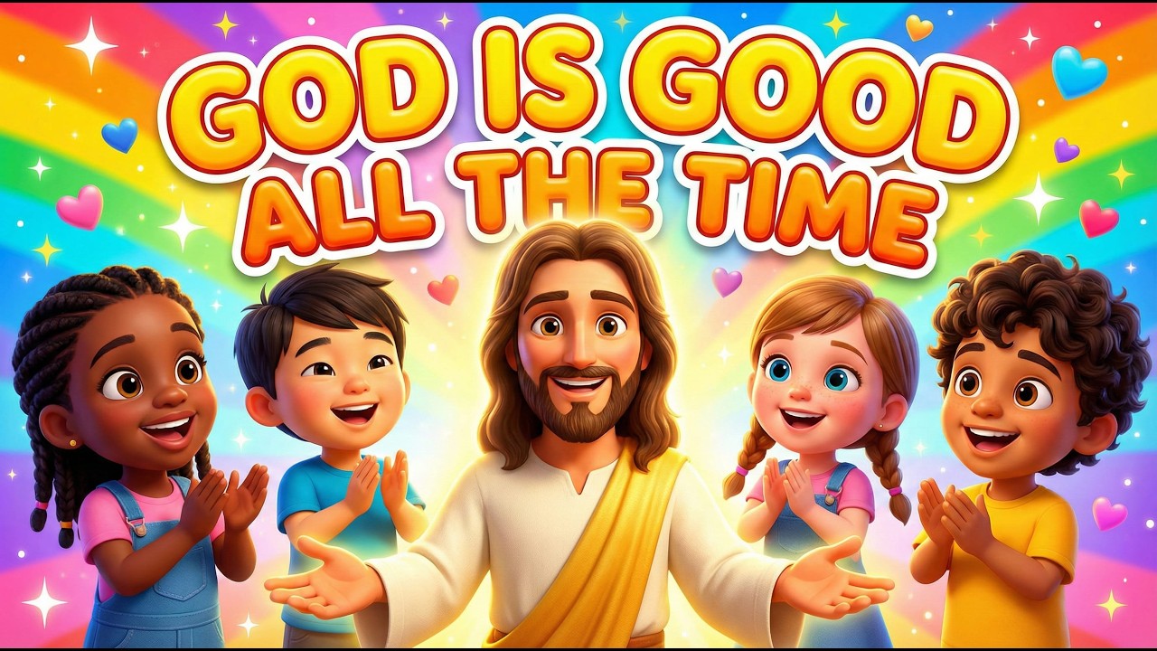 GOD IS GOOD ALL THE TIME | Christian Kids Song with 3D Animation | Worship Music for Childre