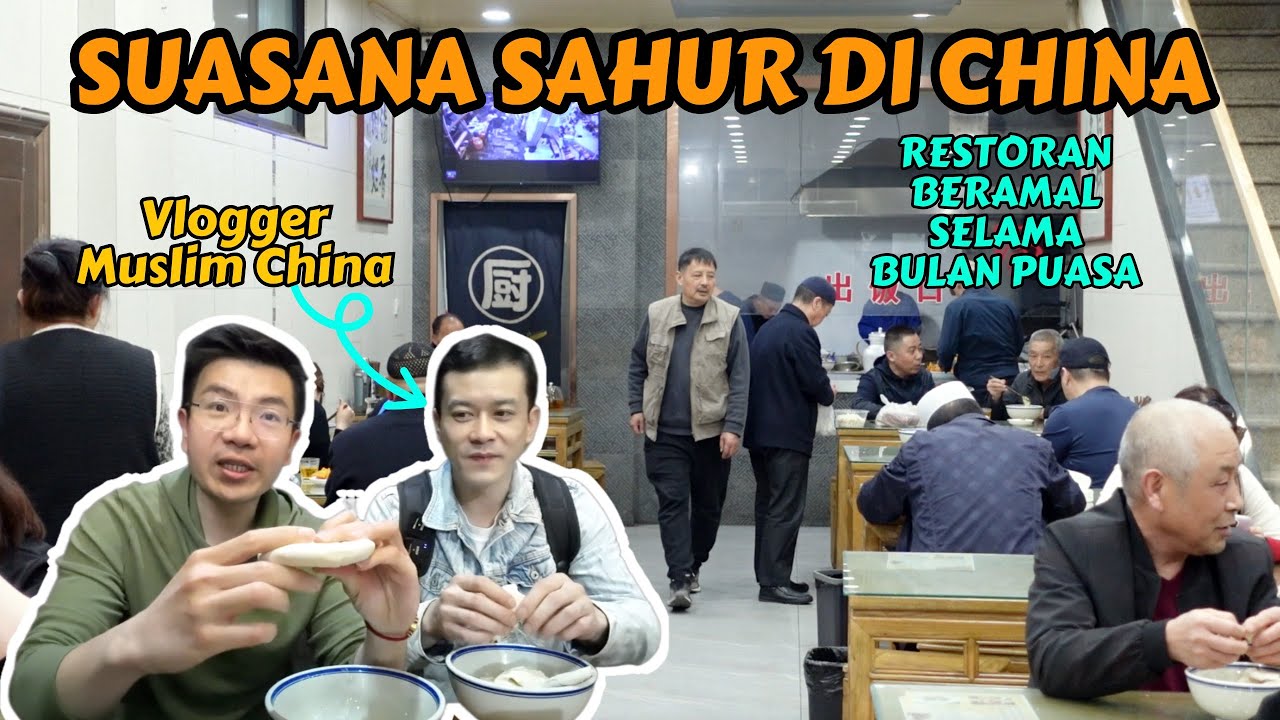 RAMAINYA SUASANA SAHUR DI CHINA 🇨🇳 | RAMADHAN DI MUSLIM QUARTER XI’AN