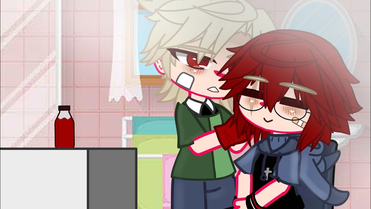 ~Bakugou helping Kirishima dye his hair~//KRBK? 🧡❤️//Mini skit//