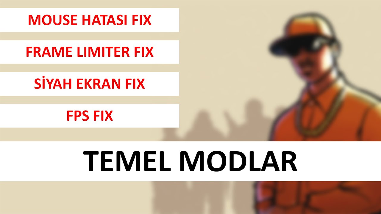 GTA SAN ANDREAS - TEMEL (DOWNGRADE) MODLAR | Bu Modlar Olmadan Oyunu Oynamayın - 2023
