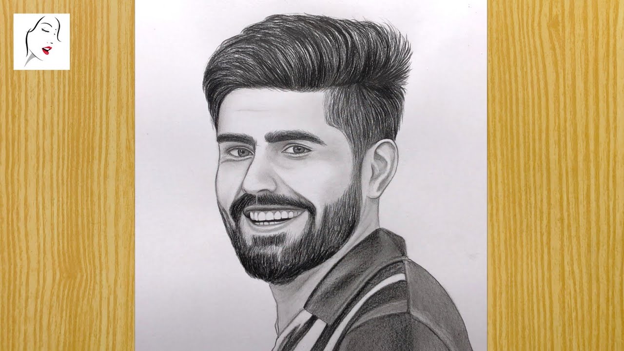 Babar Azam SKetch | How to draw a Babar Azam Cricketer | Boy Drawing | The Crazy Sketcher