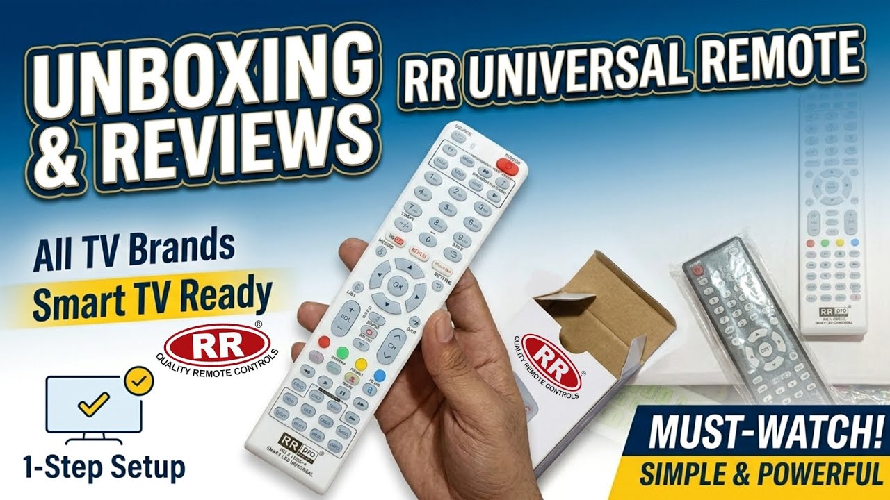 RR Remotes Unboxing & Review 🔥 | Universal Remotes Kaise Use Kare | Full Guide | The Ravi Technical