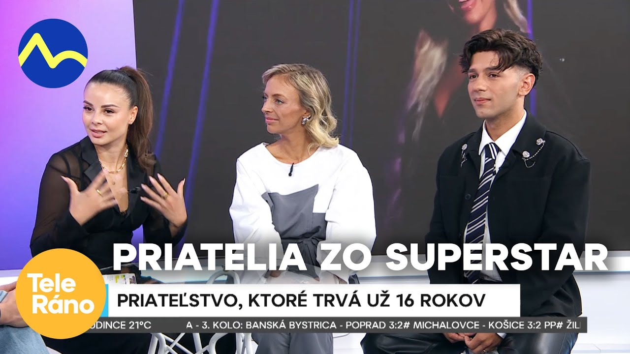 Priatelia zo Superstar: Monika, Markéta a Jan | Teleráno