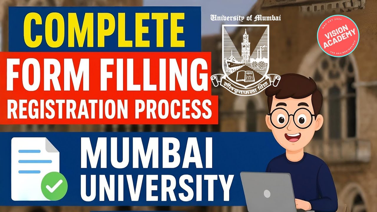 Mumbai University Form Filling Pre-Admission Registration Process 🔥 Complete explanation 🚀