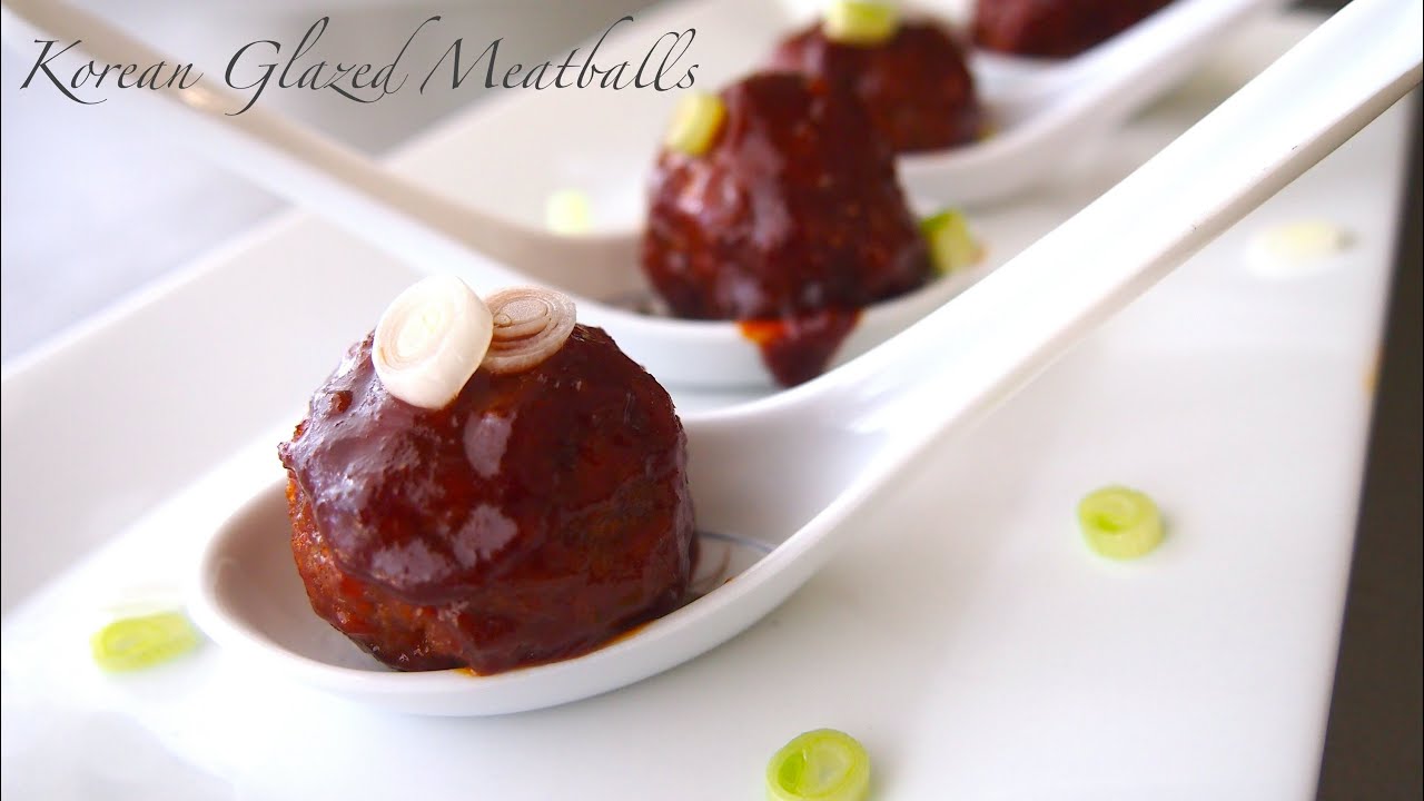 How to Make Korean Style Meatballs - Korean Fusion Recipe