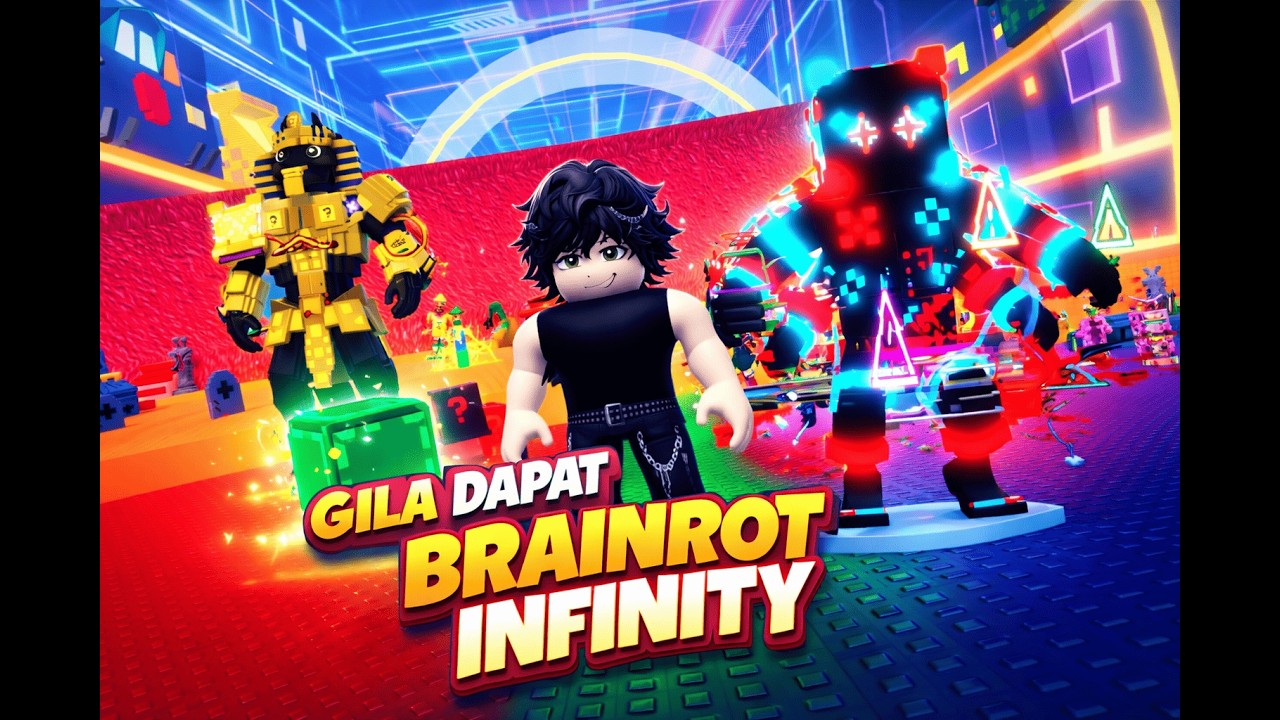 AKHIRNYA DAPAT BRAINROT INFINITY DI ESCAPE TSUNAMI moded?! AUTO OP PARAH!