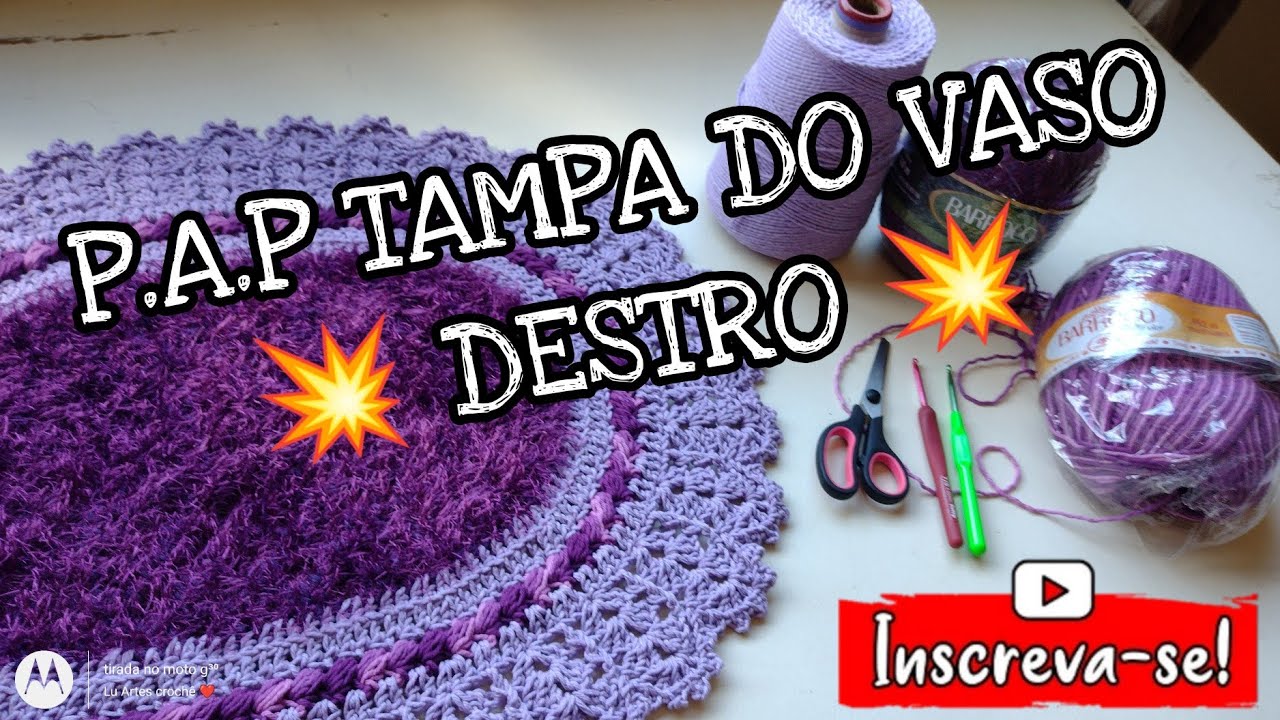 💥 PASSO A PASSO TAMPA DO VASO RADYLA MODIFICADO 💥 VERSÃO DESTRO 💥
