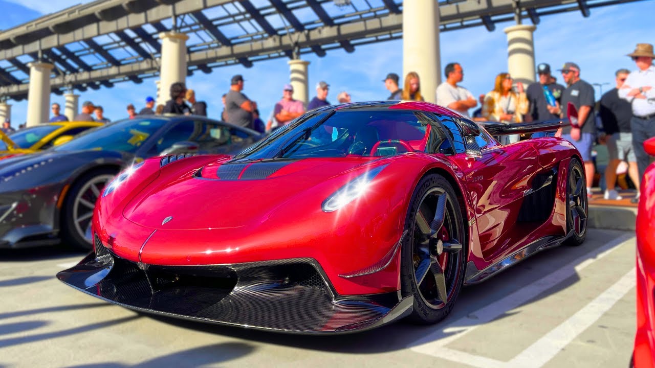 Koenigsegg Jesko опозорил суперкары на автопробеге Cars and Coffee.
