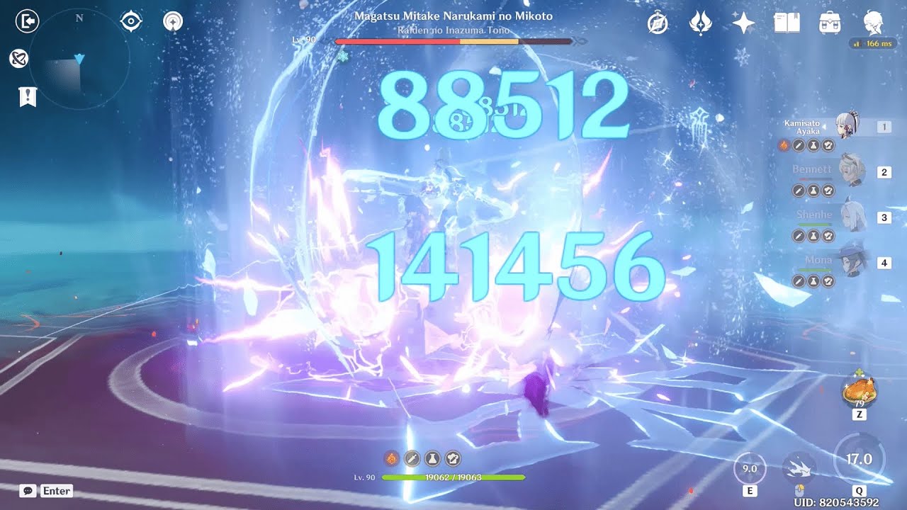 C0 Ayaka One shot Raiden Shogun (Weekly Boss) | Genshin Impact 2.6