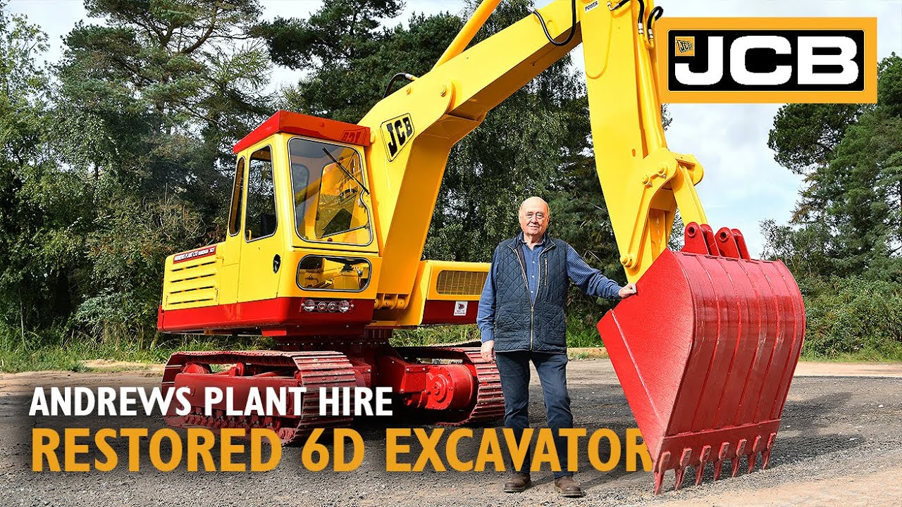 Peter Andrews&rsquo; restored #JCB 6D excavator