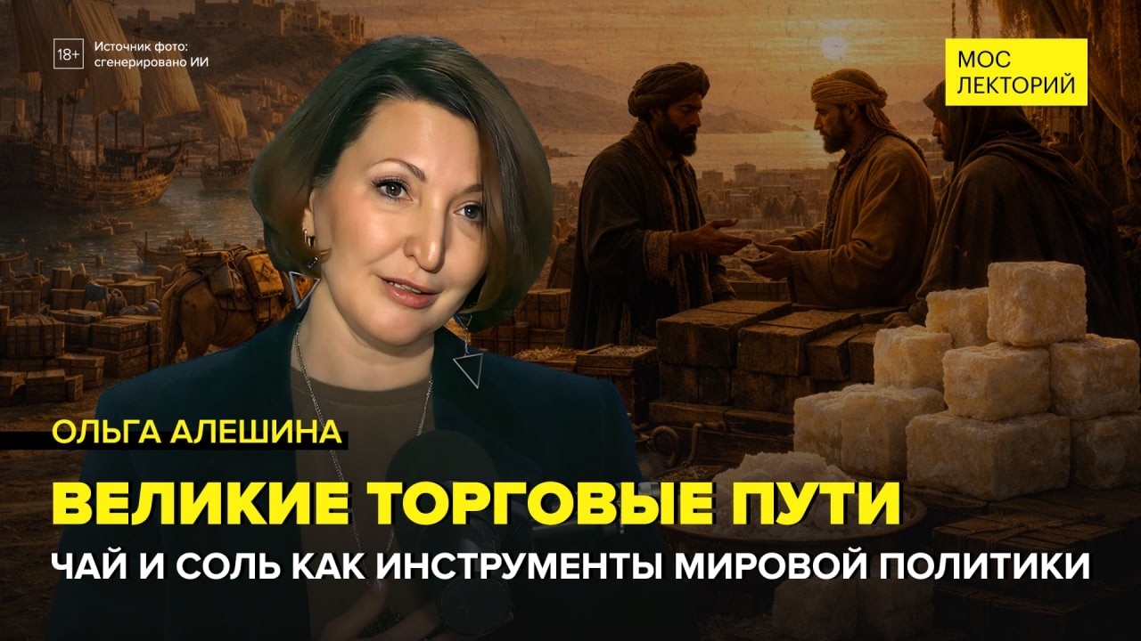 Великие торговые пути | Ольга Алешина Лекция 2026 | Мослекторий