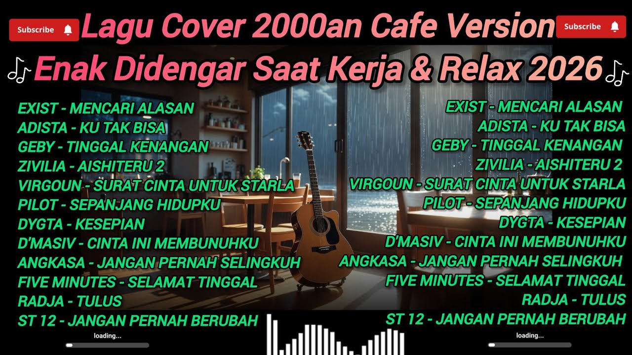Lagu Cover 2000an Cafe Version |Enak Didengar Saat Kerja & Relax 2026