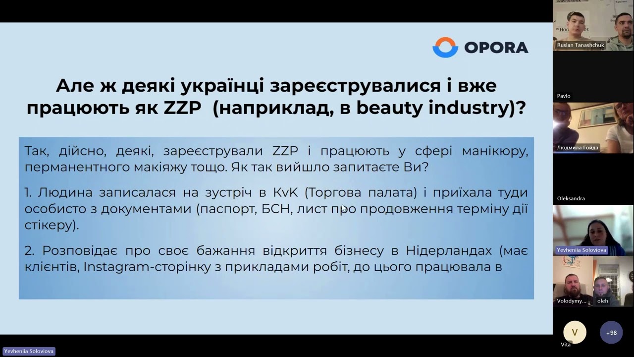 Проблеми і ризики у разі реєстрації ZZP (самозайнятої особи) в Нідерландах для українців під ТЗ