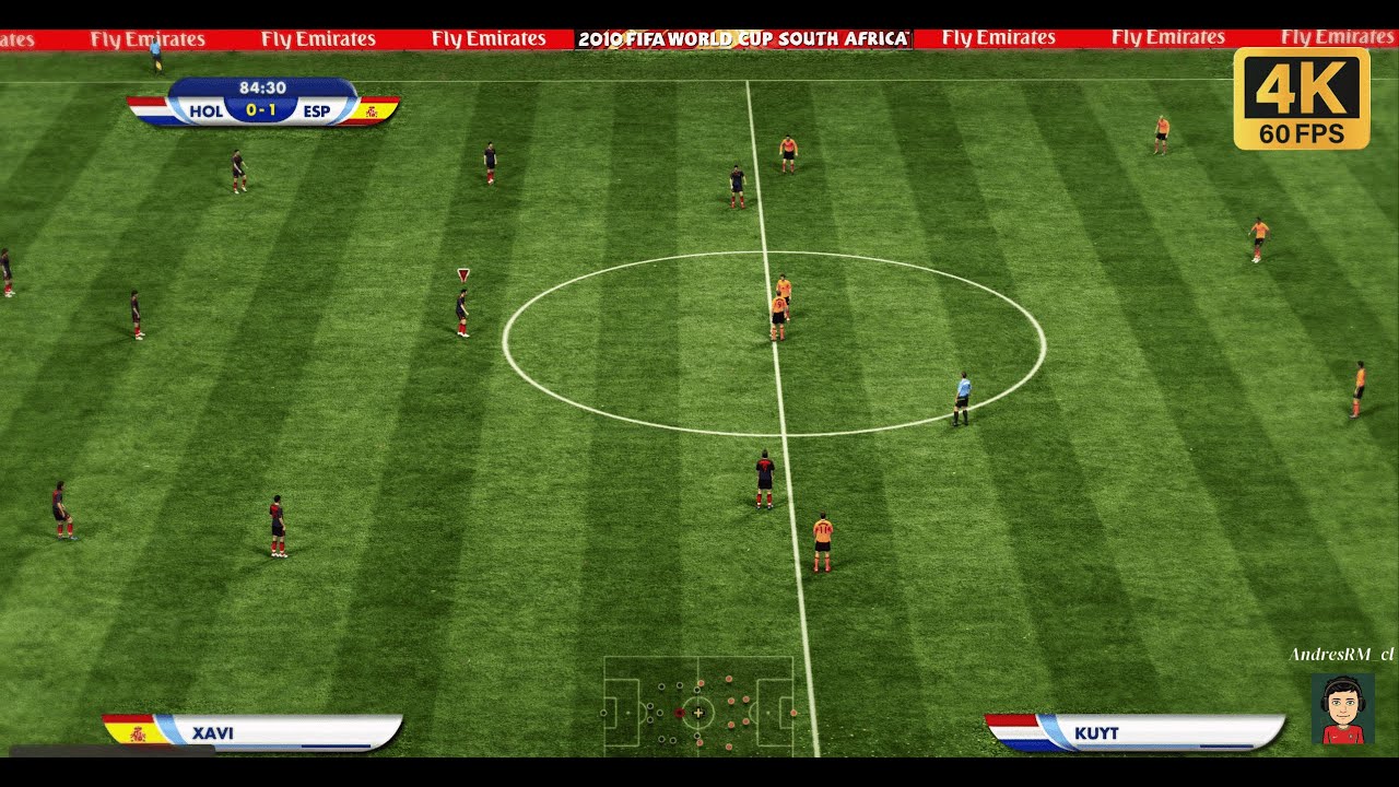 2010 FIFA World Cup | HOLANDA vs ESPAÑA | PS3 Gameplay (RPCS3)