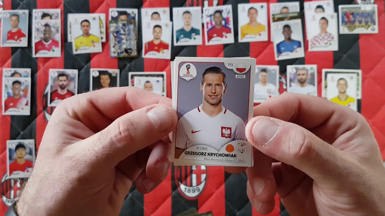 NAKLEJKI OD PANINI POLSKA Z MISTRZOSTW ŚWIATA W ROSJI - KTÓRA EKIPA WPADAŁA NAJCZĘSCIEJ???