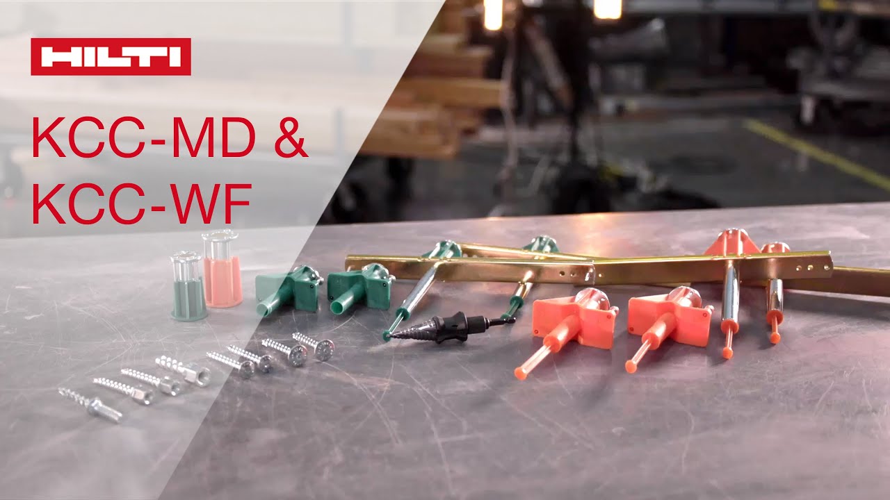 INTRODUCING Hilti Kwik Cast Connect Anchors: KCC-WF and KCC-MD