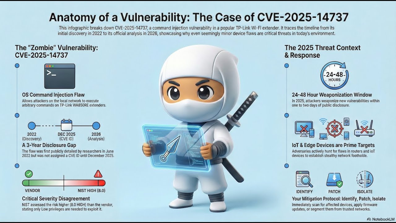 Your Router is a Target: Inside the 2025 CVE Surge (CVE-2025-14737) #cybersecurity #vulnerability