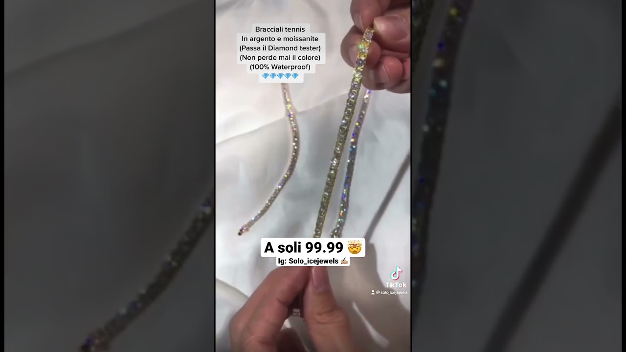 Bracciali Tennis by Solo_icejewels 💎✅ #certified #ytshorts #mrbeast #italy #luxury #lifestyle #set