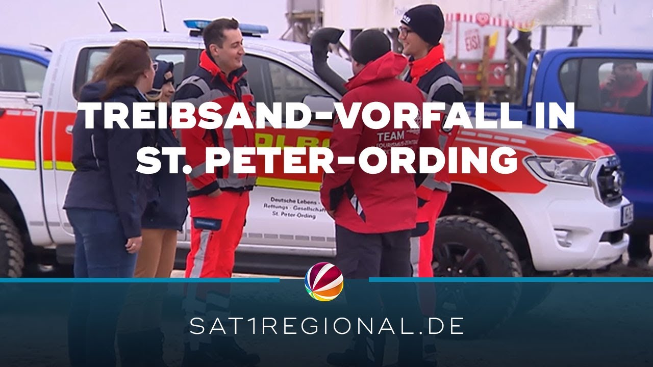 Treibsand-Vorfall in St. Peter-Ording: Strandbereiche gesperrt – Gemeinde rät zu Vorsicht